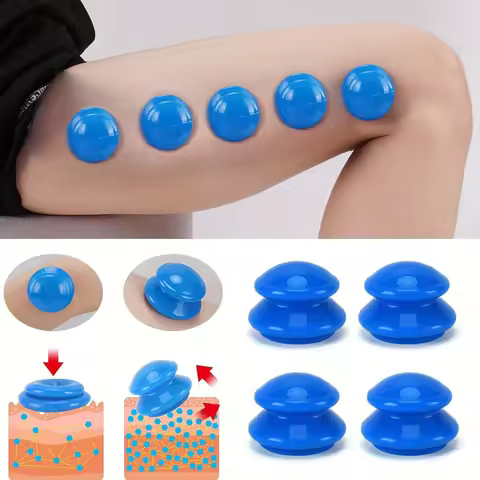 1pcs Silicone Cupping Therapy Set Massage Cup Silicone Massage Cup Chinese Vacuum Massage Cupping Ma