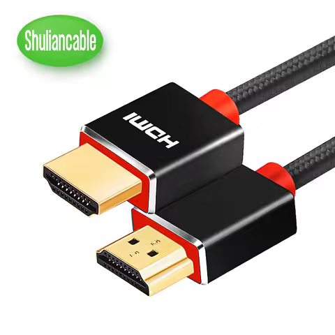 Shuliancable HDMI Cable 3m 5m 10m 15m 20m Nylon Braid cable HD 1080P 3D gold plated Cable for HDTV X