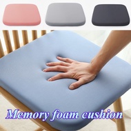 45x45cm Memory Foam Seat Cushion Ice Silk Memory Cotton Office Student Seat Cushion Prolonged Sittin