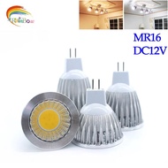 【❉HOT SALE❉】 WIOJJ SHOP Cob Chip Lampada Led Mr16 Cob 9w 12w 15w Dimmable Led Cob Spotlight Warm Cool White Mr 16 12v Bulb Lamp