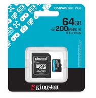 Kingston Canvas Go! Plus MICROSD G3 / G4 NEW GEN - 64GB 128GB 256GB 512GB Memory Card