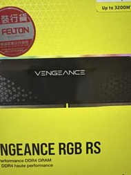 Corsair Vengeance RGB DDR4 記憶體8x2gb