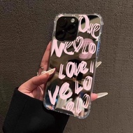 Slogan Love Indeed Pattern Soft Phone Case For iPhone 11 12 13 14 15 16 Pro Max XS X XR 7 8 Plus SE2