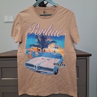 T-Shirt GM official Pontiac GTO Car Pattern size M (AB90)