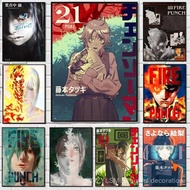 Fire Punch Painting Calligraphy Canvas Poster: Crease Free Waterproof Durable All Space Wall Decor B