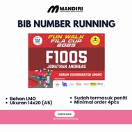 BIB Number Running/ Running Number/ Chest Number/ Competition Number/ Exam Number/ Bicycle Competiti