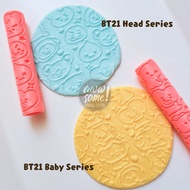 BTS Rolling Pin | BT21 Roller | Roller Texture Fondant, Cookies & Clay