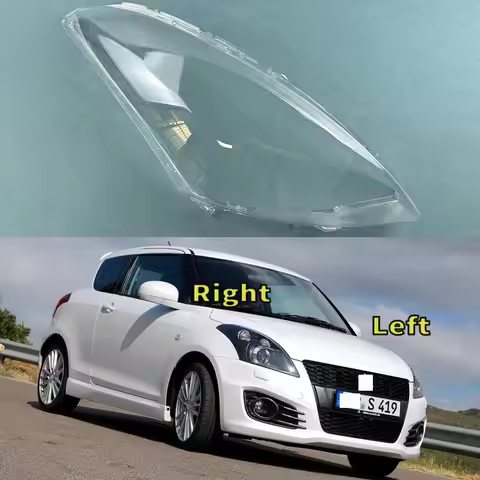For Suzuki Swift Sport 2012 2013 2014 2015 2016 Front Headlight Cover Transparent Shade Lampshade He