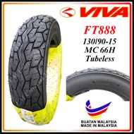 VIVA TUBELESS TYRE 130/90-15 140/90-15 TUBELESS JAGUH175 VIRAGO535 REAR TAYAR BELAKANG VIRAGO 535 JA