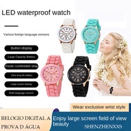 Unisex Geneva Silicone Jelly Gel Quartz Analog Sport Wrist geneva Watch for women