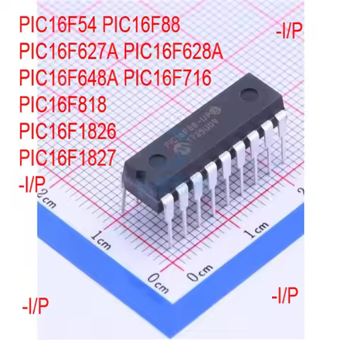 10Pcs/Lot PIC16F54 PIC16F88 PIC16F627A PIC16F628A PIC16F648A PIC16F716 PIC16F818 PIC16F1826 PIC16F18