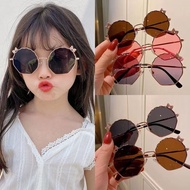 Children's Sunglasses Girls' UV Resistant Boys and Babies Cute Bow Sunglasses DF2