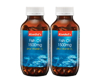 KORDEL'S Fish Oil 1500mg + Vitamin D3 2 x 120's