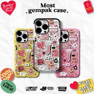 COUPLE STICKERS II-DESIGNATED CASE Bumper Case Casing IP 678 PLUS until 12 PRO MAX