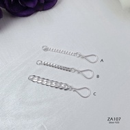 **Wholesale**#ZA107 Original Silver925 Safety Chain for Bangle (Anak Rantai Bangle Silver925)
