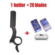 Straight shaver arm mens folding manual shaver mens shaver razor sharp blade barber shop razor