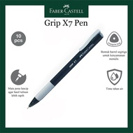 [FABER-CASTELL] - Pulpen Faber Castell Grip X7 Pen 0.7 MM Black Ink