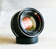 【悠悠山河】美品 稀有原生M42口--凹玉 Voigtlander Color Ultron 50mm F1.8 金屬版