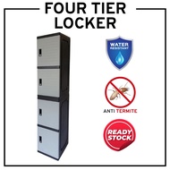 Four Tier Locker Stackable Cabinet Locker
