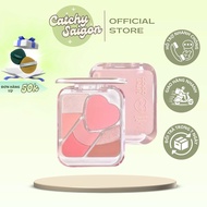 [GOGO TALES] GOGO TALES 2in1 Eyeshadow Palette with Pink Heart Blush, 9g (GT808)