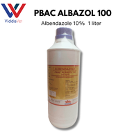 1 liter PBAC Albazol 100 Albendazole 10% oral dewormer for farm animals gaot sheep pig cattle