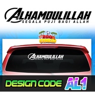 STICKER RUMI KHALIMAH CODE AL1 / STICKER JAWI / STICKER KHALIMAH/ CERMIN BELAKANG KERETA / CERMIN DE