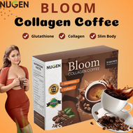 NUGEN Bloom Collagen Coffee collagen drink slimming coffee and whitening with collagen 8 sachets 18g