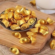 [CNY] Gold bar chocolate candy 1kg bag - Gold bar chocolate, coins, watermelon, ball