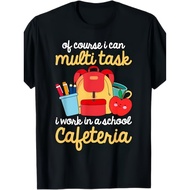 Lunch Lady & Cafeteria Worker Appreciation T-Shirt | Funny School Cafeteria Graphic with Lunch Tray 