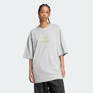 adidas Lifestyle Adilenium Season 2 Washed Oversized Trefoil Tee (Gender Neutral) Women Grey JM9248