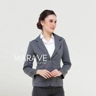 HITAM Latest] Women's casual blazer Women's Work blazer Women's formal blazer - Black, S