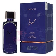 Hayaati Al Maleky Perfume 100ml EDP by Hayaati Blue Lattafa Fresh scent Feeling Al Maleky Elixir Hay