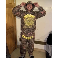 Sp5der 555555 real Tree OG Web hoodie pants เสื้อสเวตเตอร์ลายต้นไม้ชุดกางเกงยาว