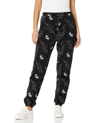 Disney Women's Villains X Heidi Klum Maleficent Eyes Skinny Sweatpants