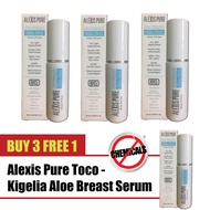 Buy 3 Free 1 Alexis Pure Toco-Kigelia Aloe Breast Serum: Neck &amp; Breast Serum Cream for Firming, Anti Aging Wrinkle Cream Moisturizer, Skin Tightening, Helps Double Chin, Turkey Neck Tightener, Repair Crepe Skin with Tocotrienol, Kigelia, Vitamin C  -50ml