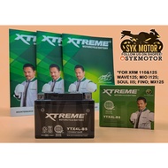 【Ready Stock】﹍⊙MOTORCYCLE XTREME BATTERY YTX4L-BS FOR XRM110&amp;125 WAVE125 MIO I125 SOUL II5 FINO MX12