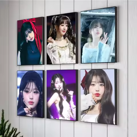 1pc Jang Wonyoung Poster Self-adhesive Art Waterproof Paper Sticker Coffee House Bar Room Wall Decor