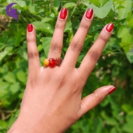 7 Chakra Aura Points Booster Rainbow Heart Ring