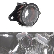 Motorcycle Accesorios High Flow Air Filter For Harley Davidson 883 Sportster 1200 48 72 CNC Plate Air Cleaner Intake System Kit