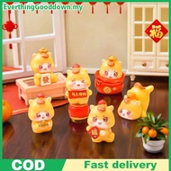 Ed 1/5Pcs Miniatures Cartoon Luy Horse Micro Landscape Ornaments 2026 New Year Figurines Home Desk D