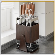 JiaYe--Knife Holder Kitchen Household Countertop Kitchen Knife Integrated Knife Holder Storage Rack 