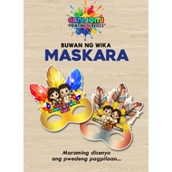 Buwan ng Wika Mask with Photo Top