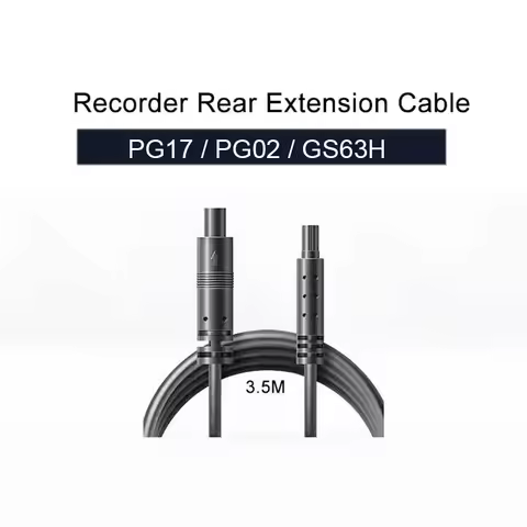 FOR AZDOME Extend Cable for PG17/PG02/GS63H, 4 Pin 5.5 meters, extend cable for mirror dashcam rear 