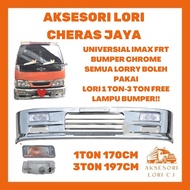 AKSESORI LORI CHERAS JAYA IMAX CHROME BUMPER SEMUA LORI 1TON DEGAN 3 TON I MAX BUMPER KROM ISUZU HIN