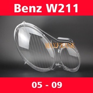 FOR Mercedes Benz W211 05-09 Headlamp Cover E200 E230 E280 E300 E320 E350 Headlight Cover Lens เลนส์