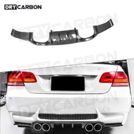 On sale Carbon Fiber Car Rear Bumper Diffuser Lip Spoiler for BMW 3 Series E92 M3 2008 - 2013 Rear B