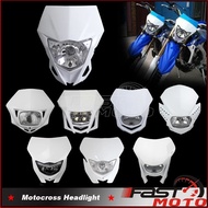 Universal Motorcycle Headlight Fairing For Yamaha WR250F WR450F Kawasaki KLX KX Motocross Head Light