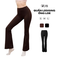 LYB Women's High Waist Flared Pants, Women's Flared Elastic Pants, Cool Stretch, Flared Gym Pants fo