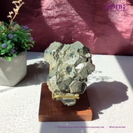 HOJB High Grade Peru Pyrite Rough Stone Specimen Ornament 74x102mm(600G) 聚寶軒优质秘鲁黄铁矿(愚人金)原石摆件74x102mm