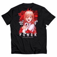 Kaos Anime | POWER BLOOD CHAINSAW MAN 0020 | Baju Anime Jepang | T-Shirt Anime Manga | AlvaStreet